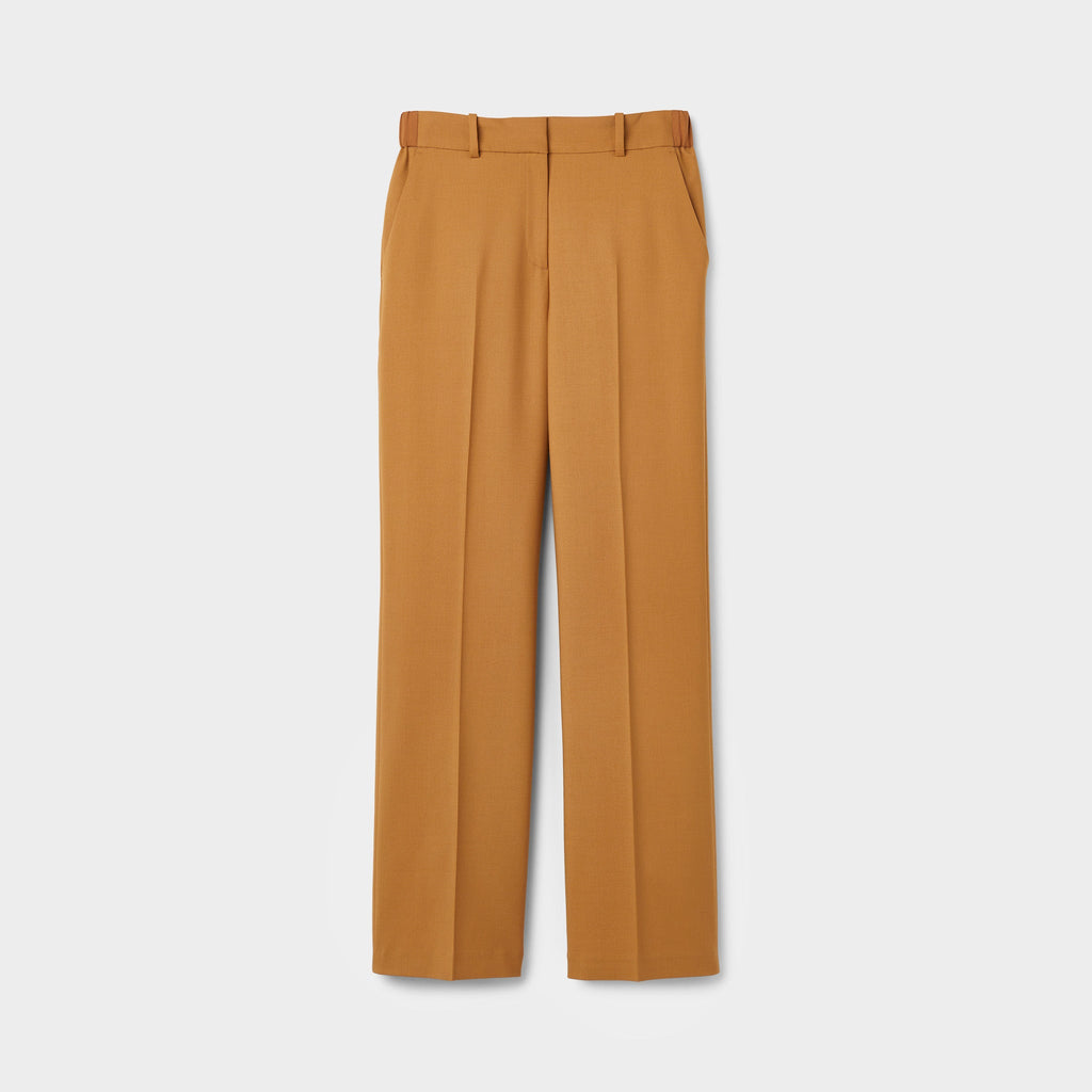 Wide Leg Wool Tech Trouser