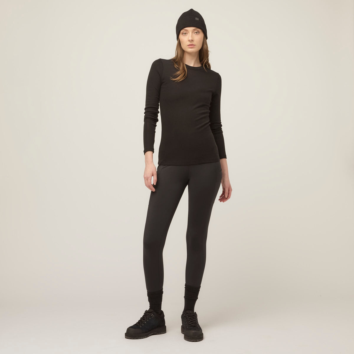 Merino Rib Long Sleeve Shirt