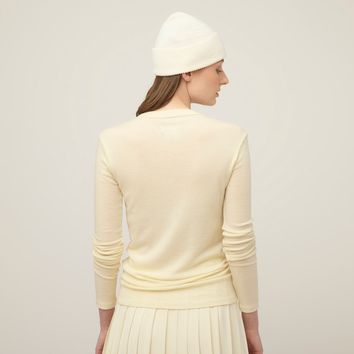 Merino Rib Long Sleeve Shirt