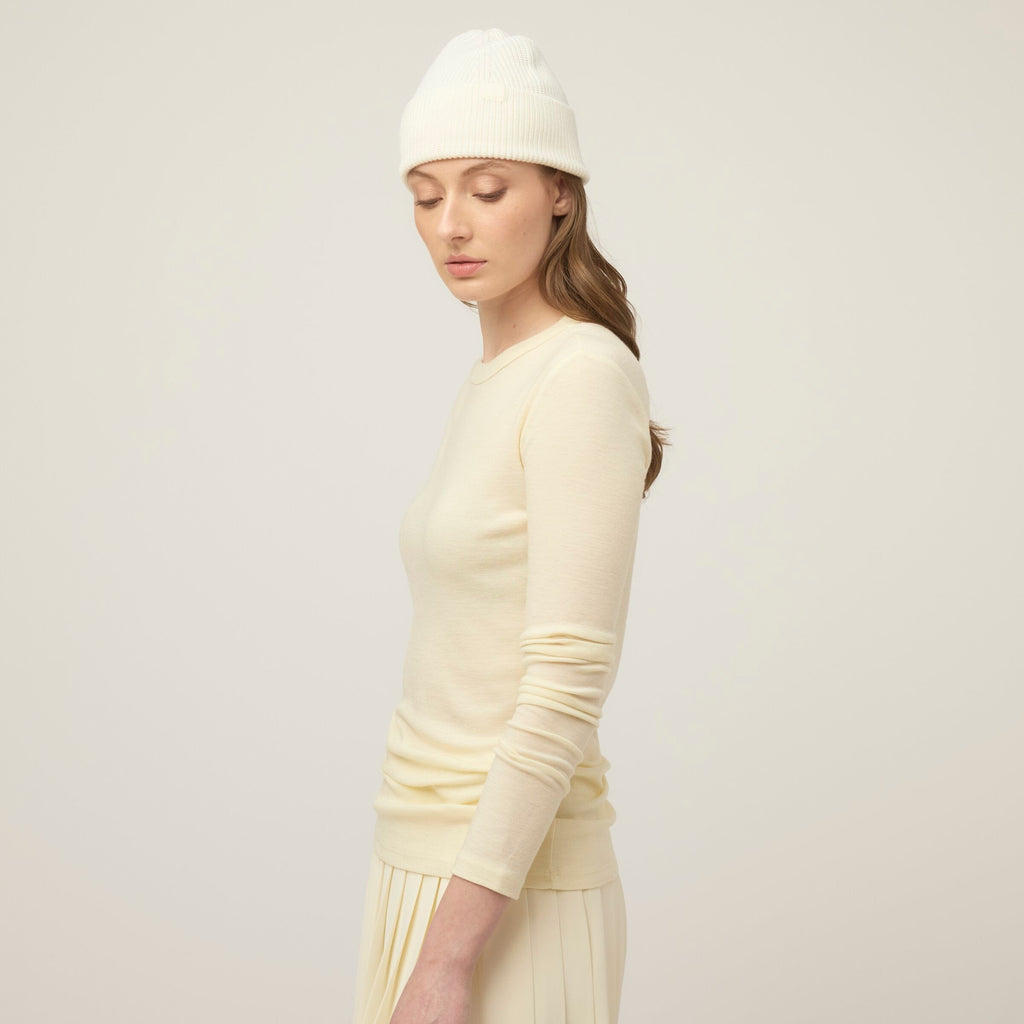Merino Rib Long Sleeve Shirt