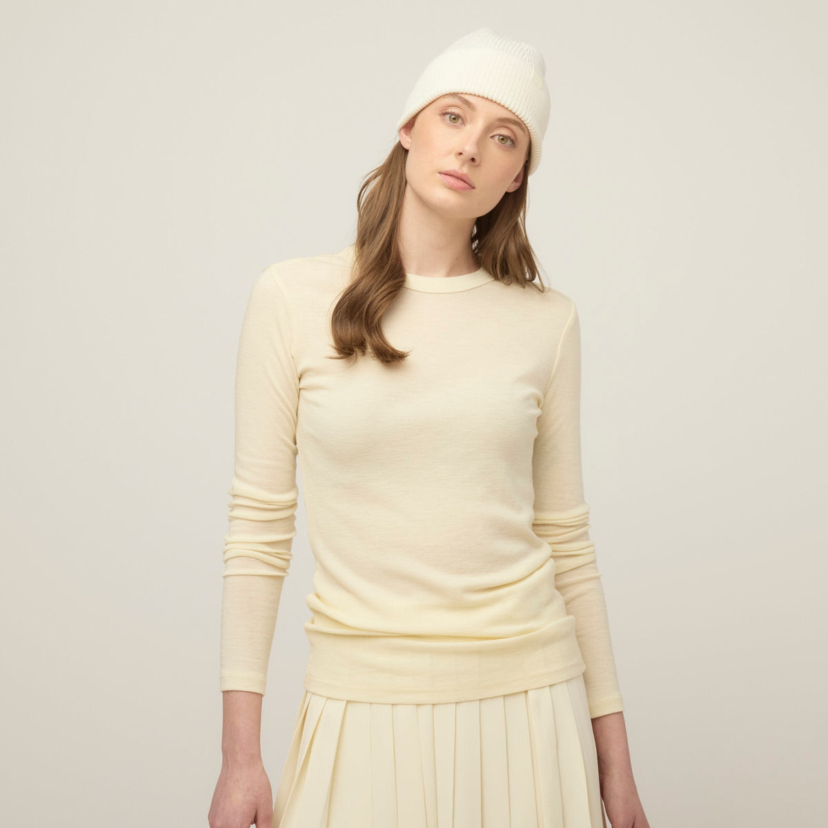 Merino Rib Long Sleeve Shirt