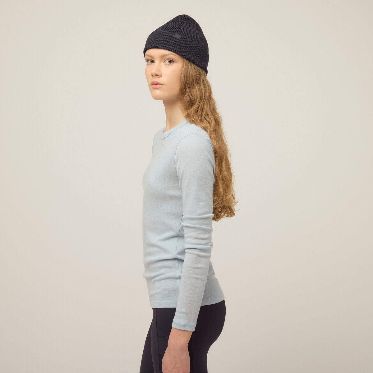 Merino Rib Long Sleeve Shirt