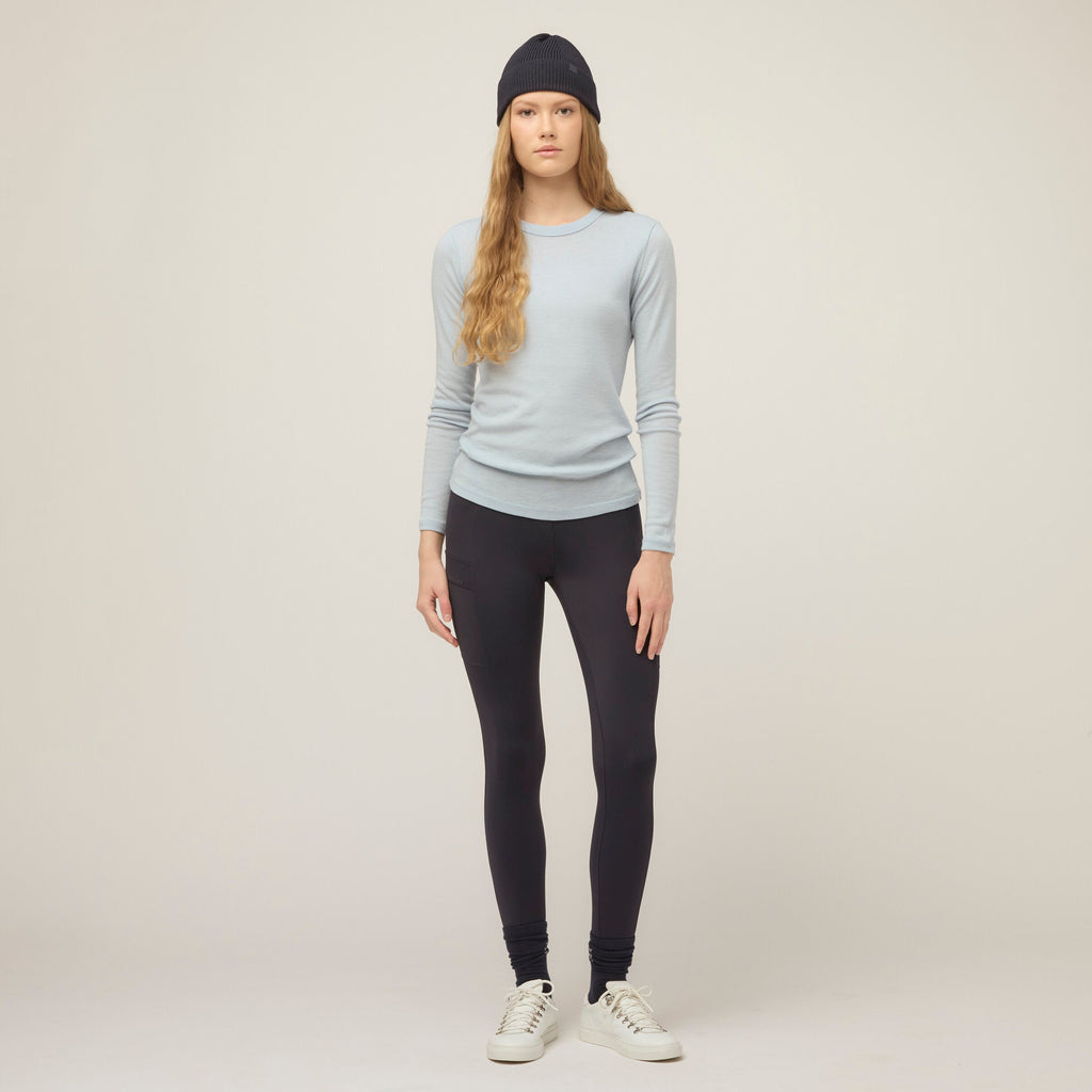Merino Rib Long Sleeve Shirt