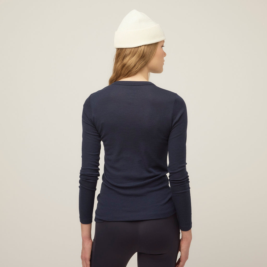 Merino Rib Long Sleeve Shirt