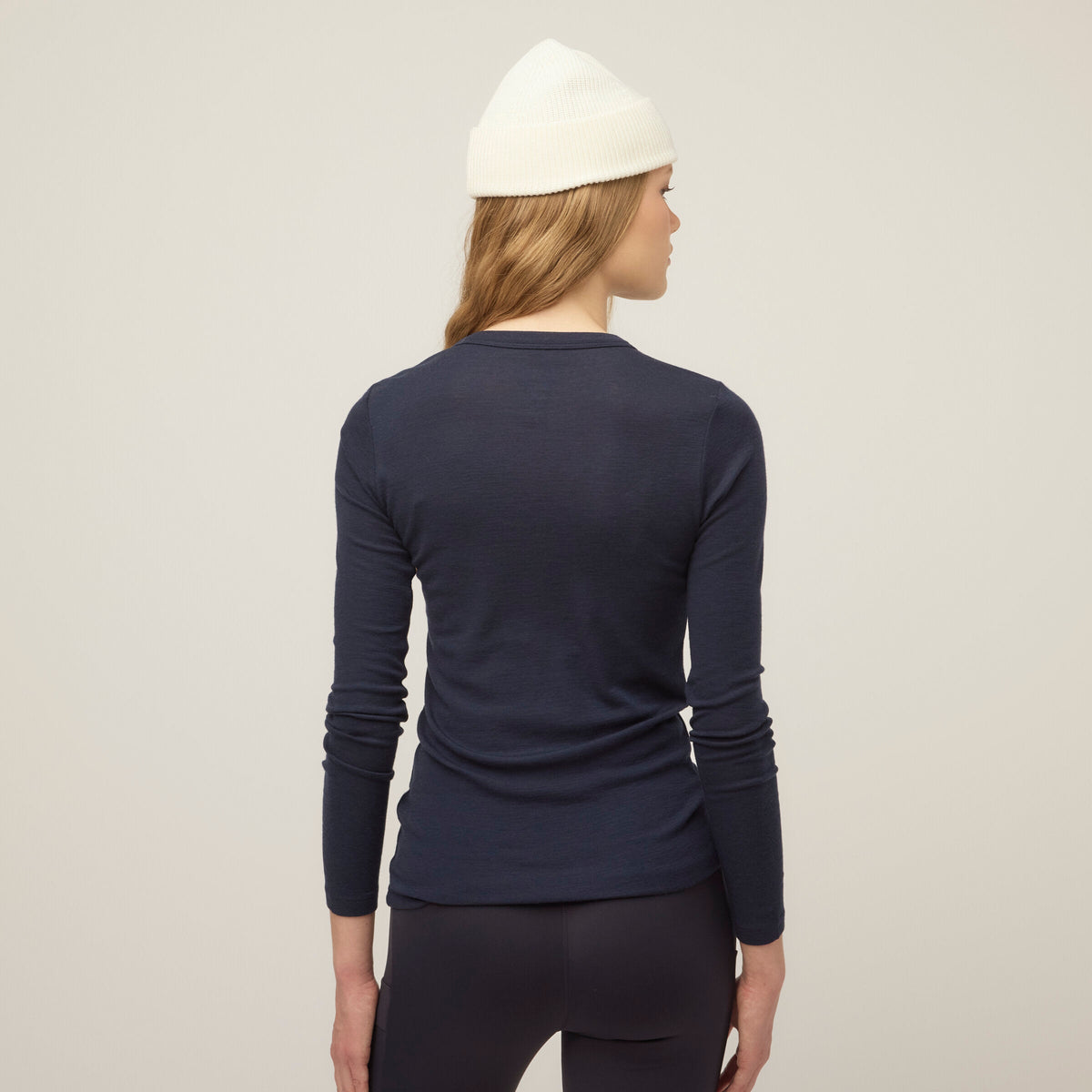 Merino Rib Long Sleeve Shirt