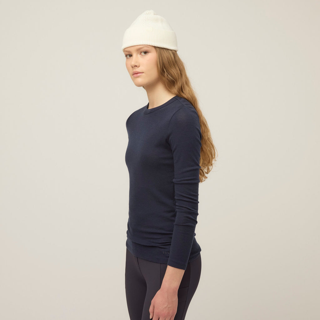 Merino Rib Long Sleeve Shirt