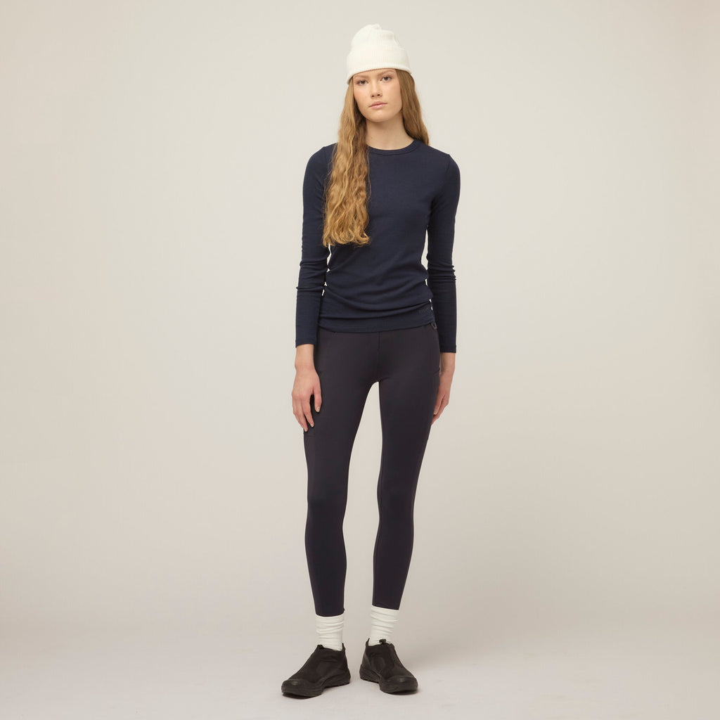 Merino Rib Long Sleeve Shirt