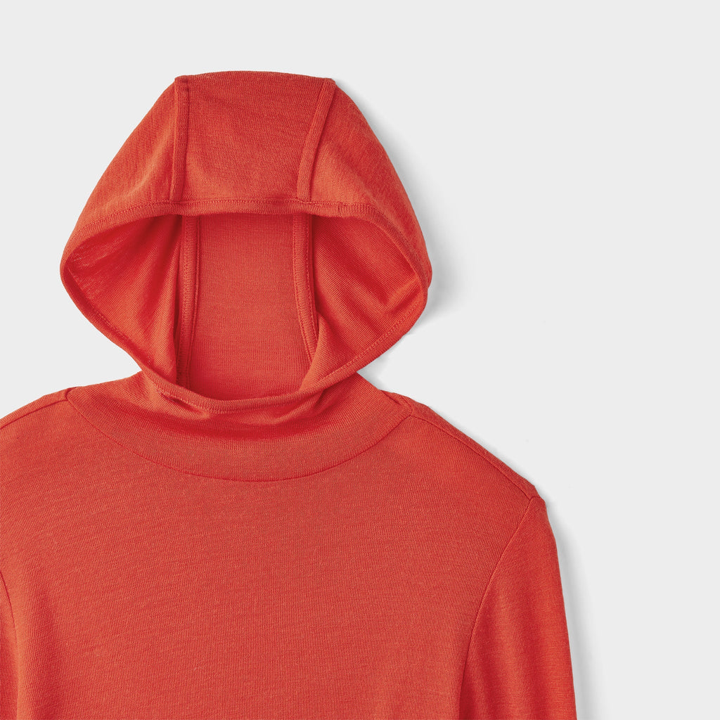 Merino Rib Hooded Shirt