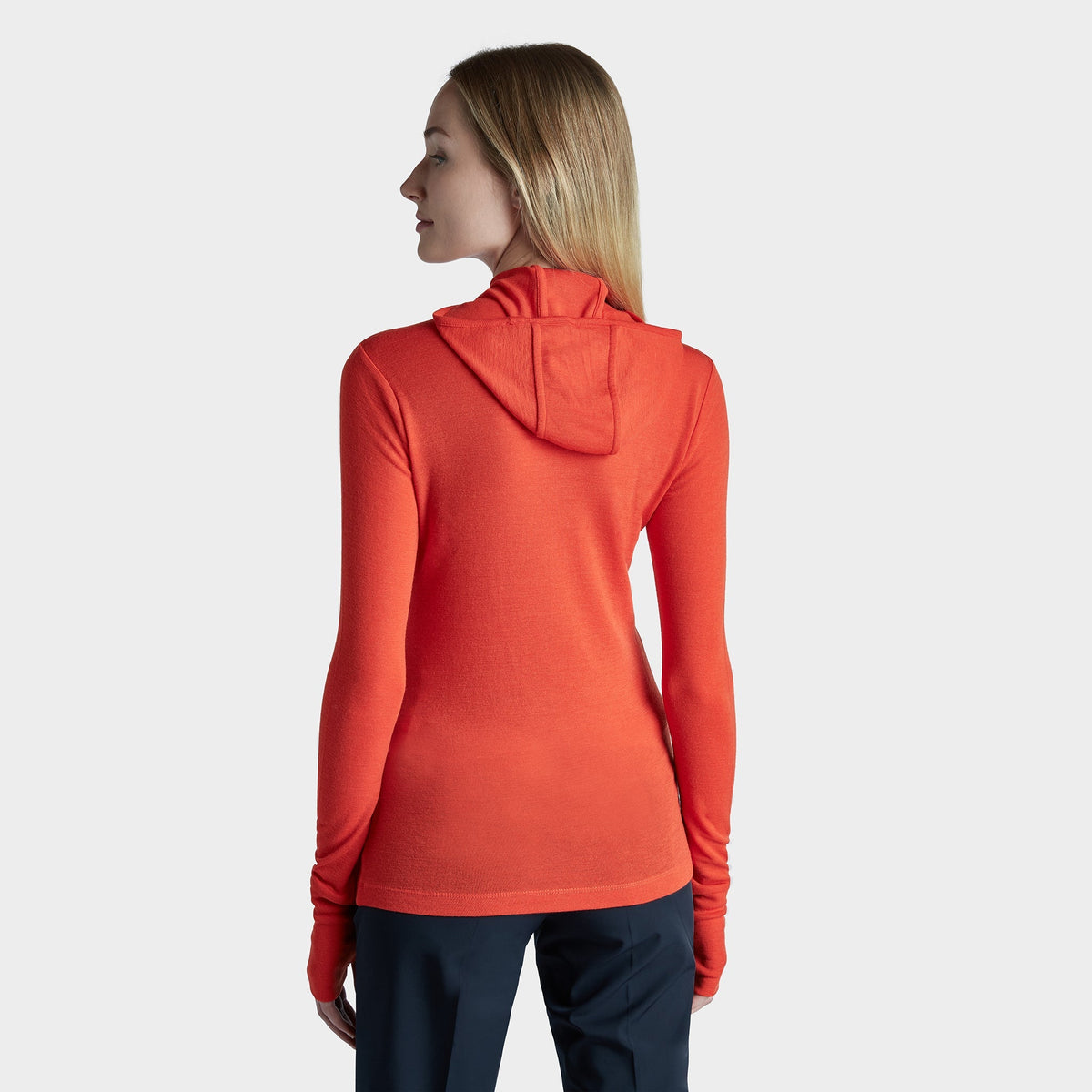 Merino Rib Hooded Shirt