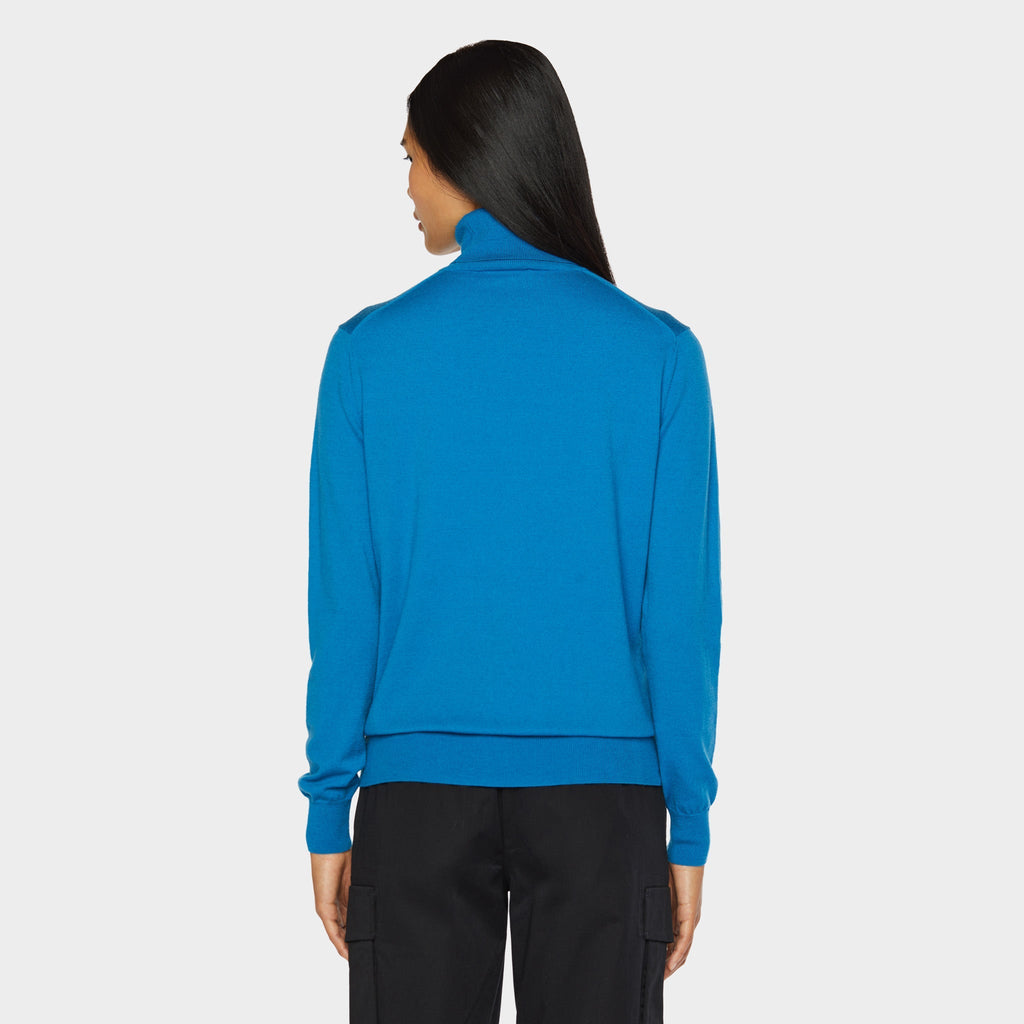 Stretch Merino Turtleneck