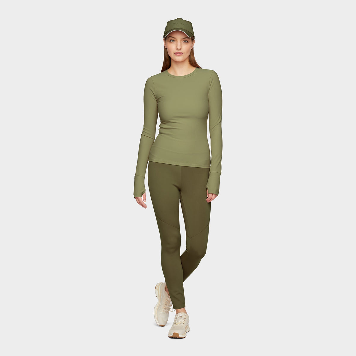 LS Fitted Rib Crewneck