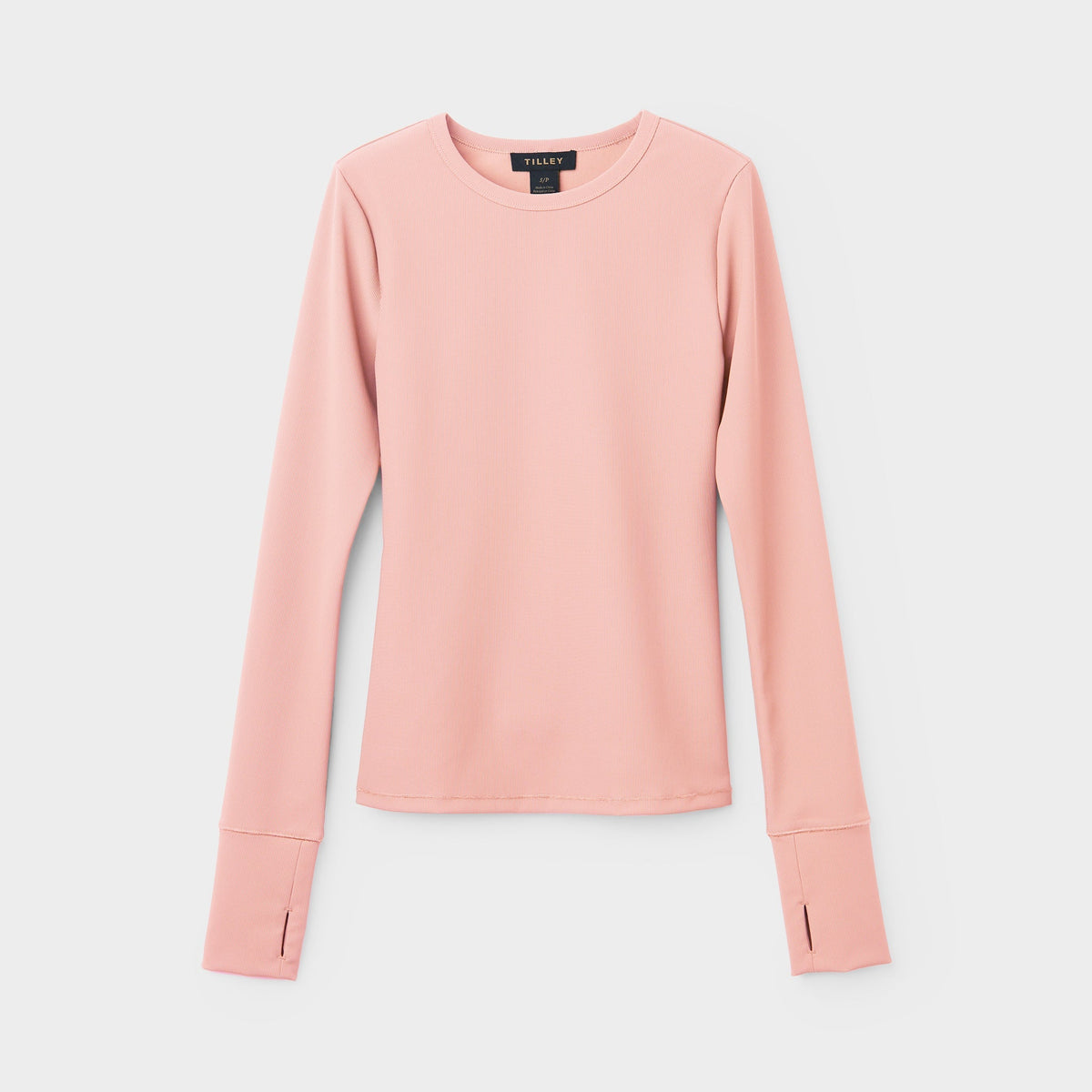 LS Fitted Rib Crewneck