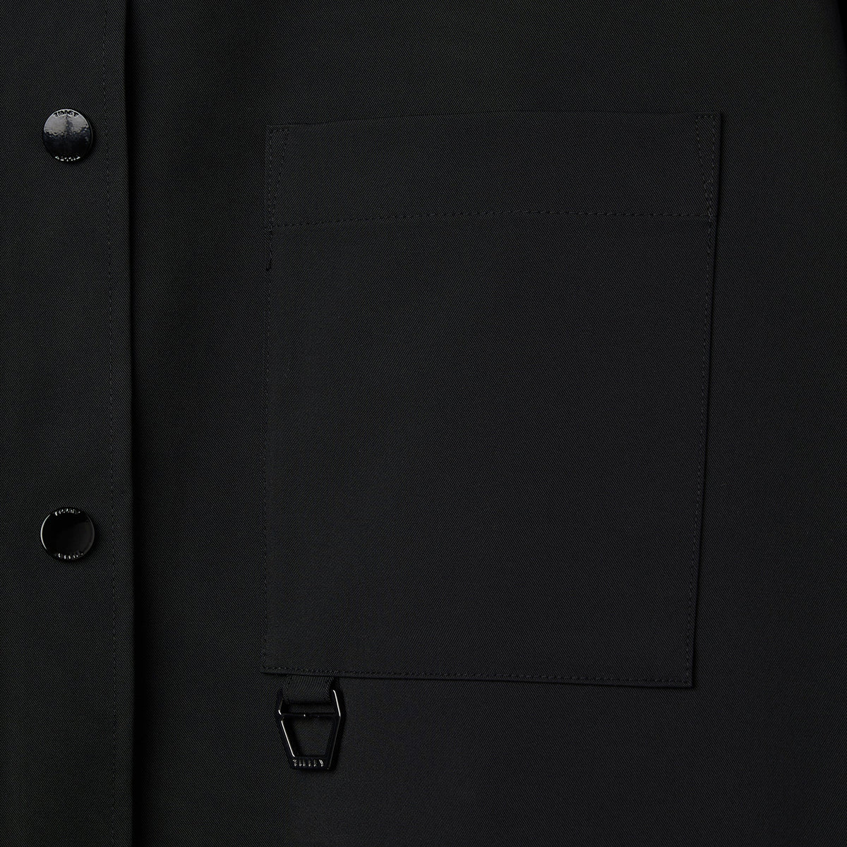 Cropped Tech Shacket
