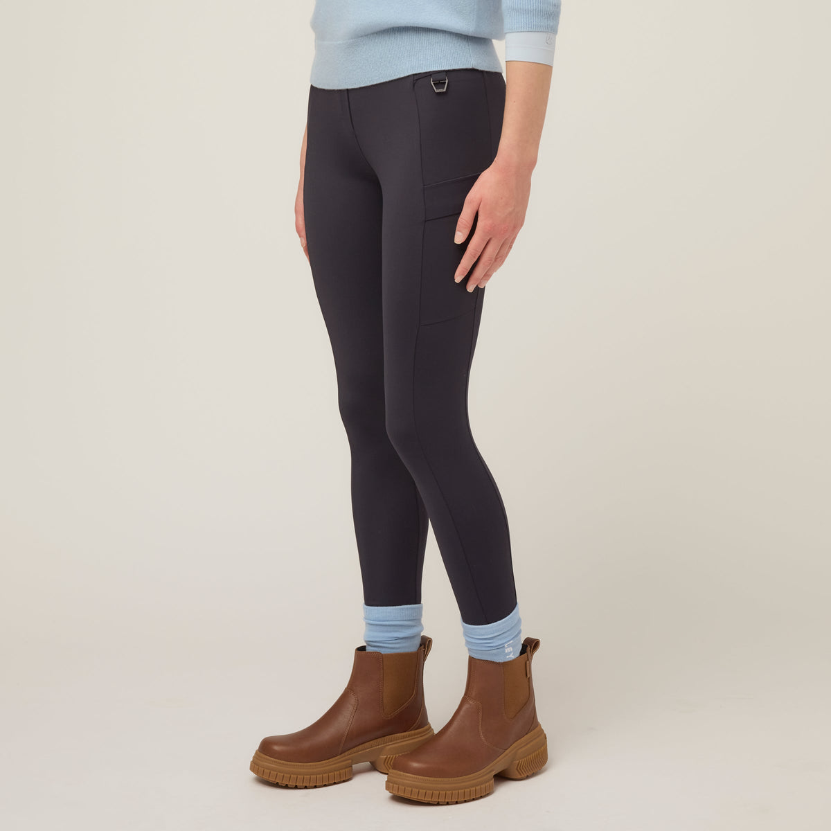High Rise Compact Cargo Legging