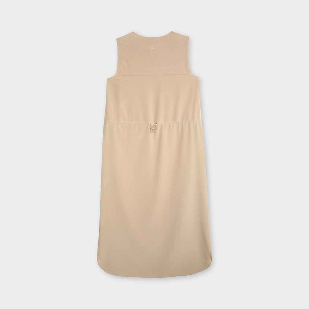 Tech Slk Midi Dress