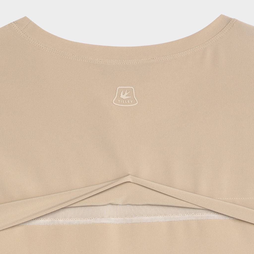 Tech Slk Midi Dress