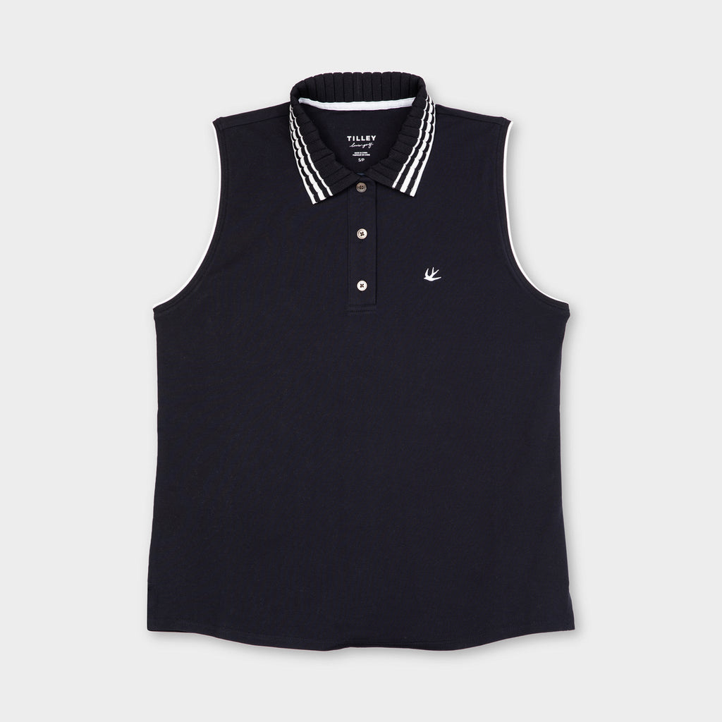 Supima Pique Sleeveless Polo