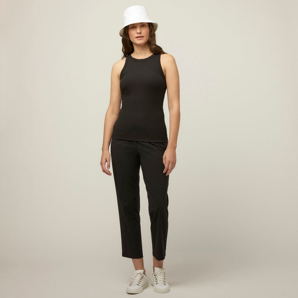 High Neck Rib Tank