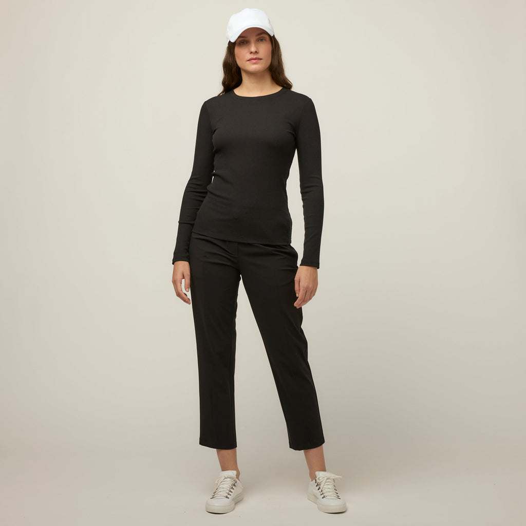 Long Sleeve Tencel Rib Tee