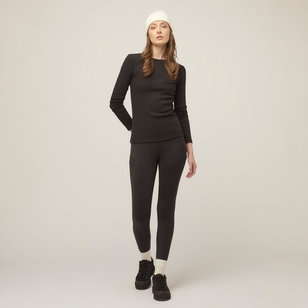 Long Sleeve Tencel Rib Tee
