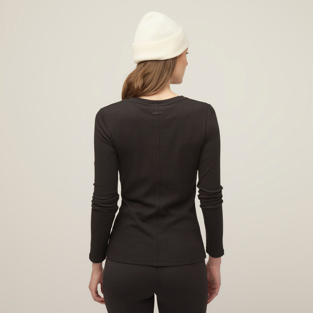 Long Sleeve Tencel Rib Tee