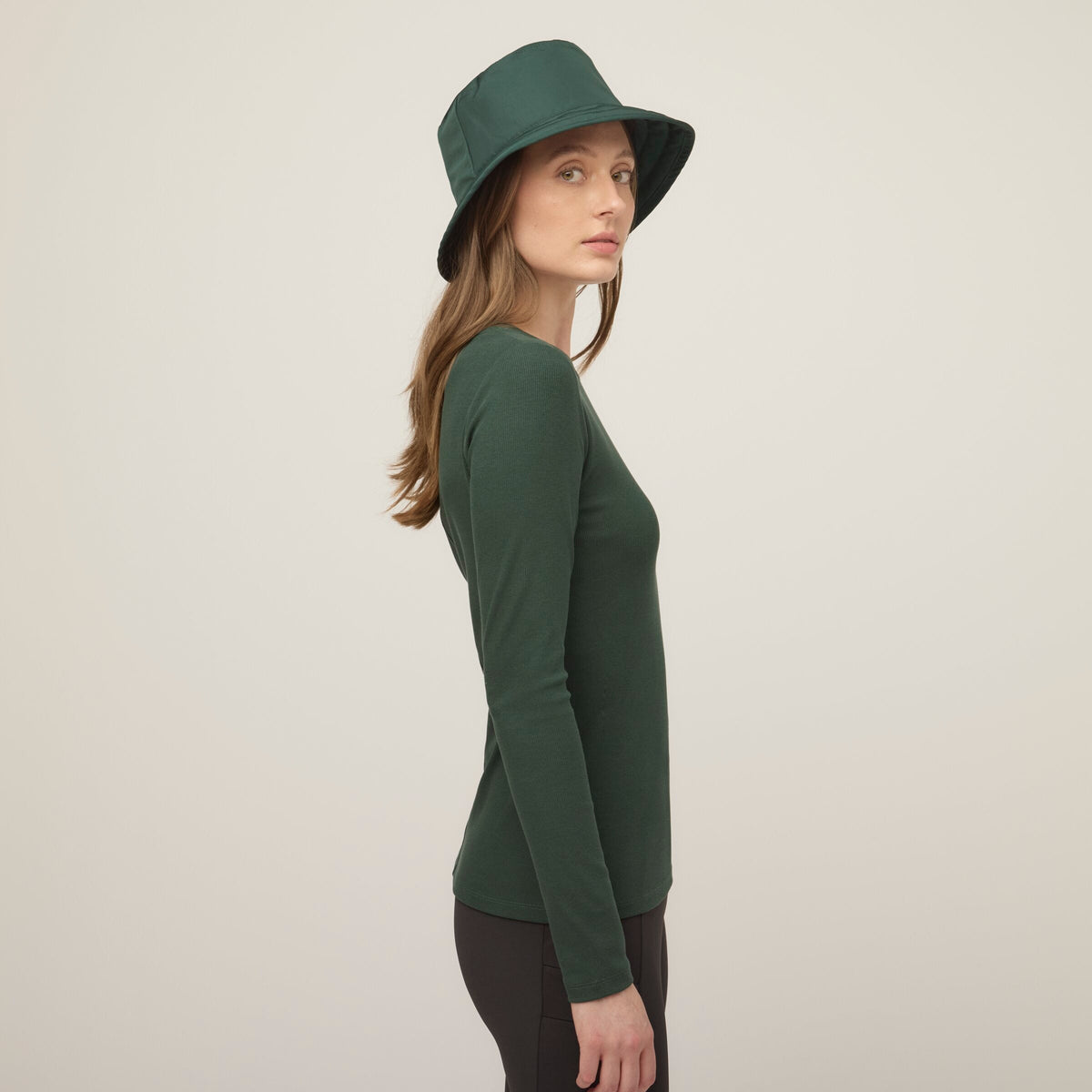 Long Sleeve Tencel Rib Tee