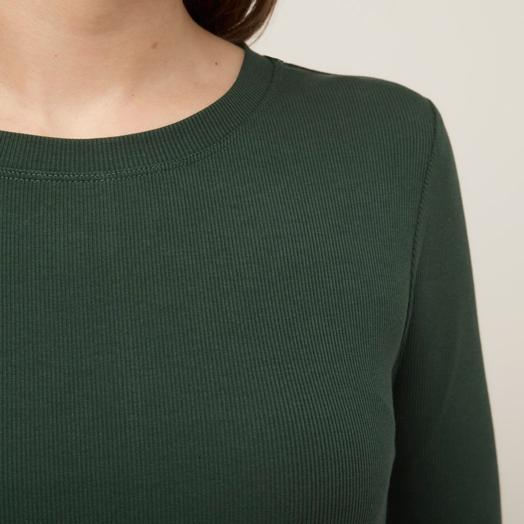 Long Sleeve Tencel Rib Tee
