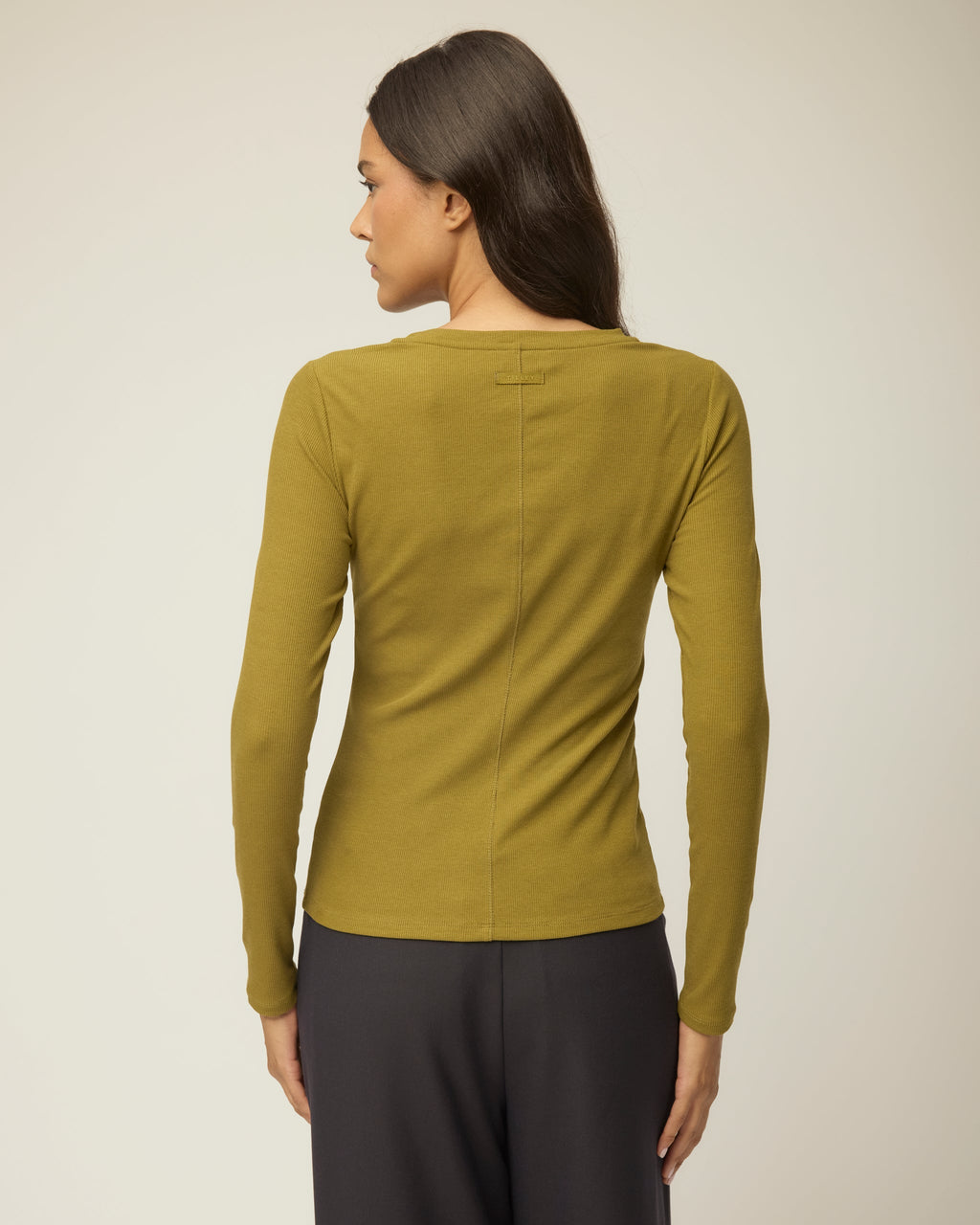 Long Sleeve Tencel Rib Tee