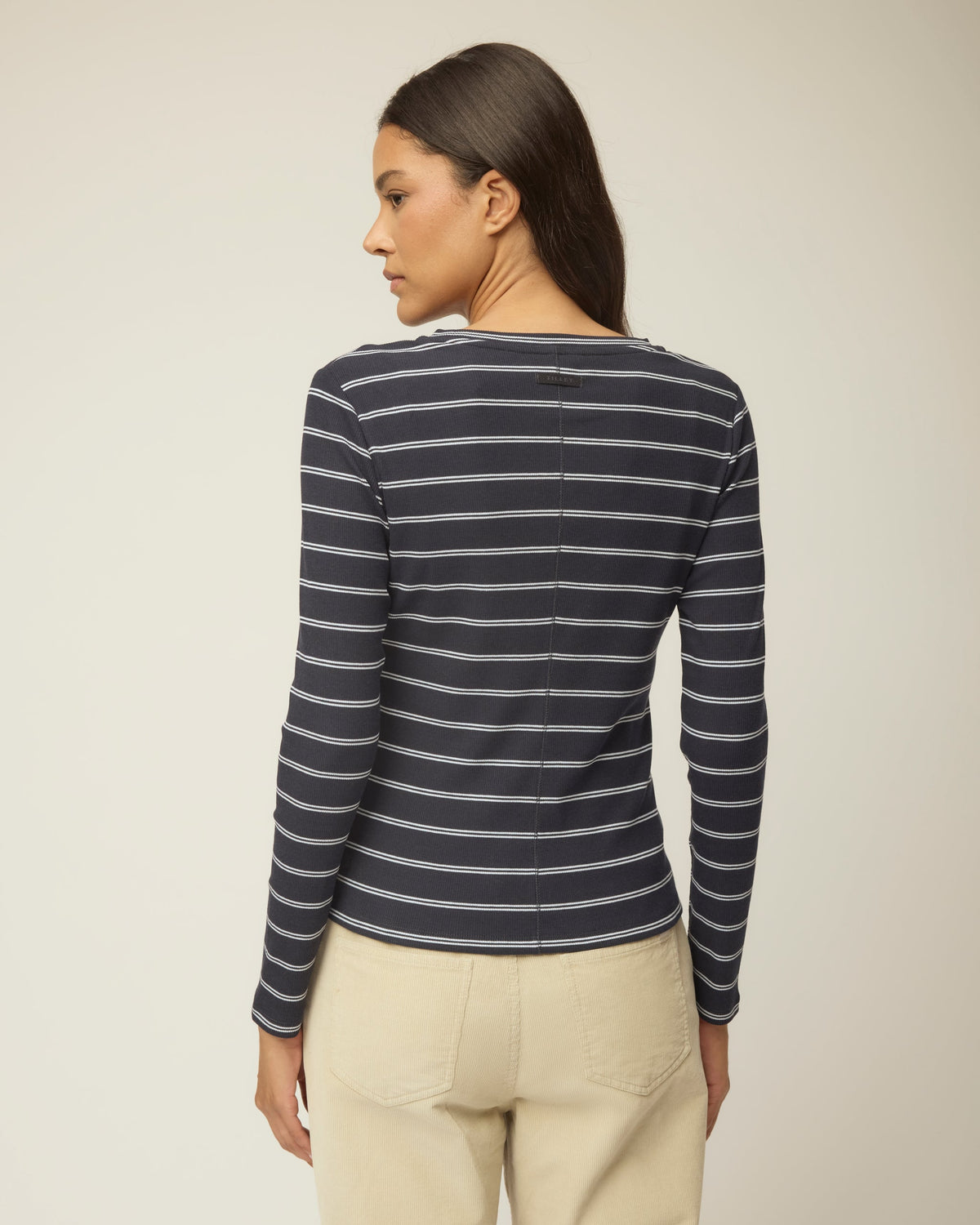 Long Sleeve Tencel Rib Tee