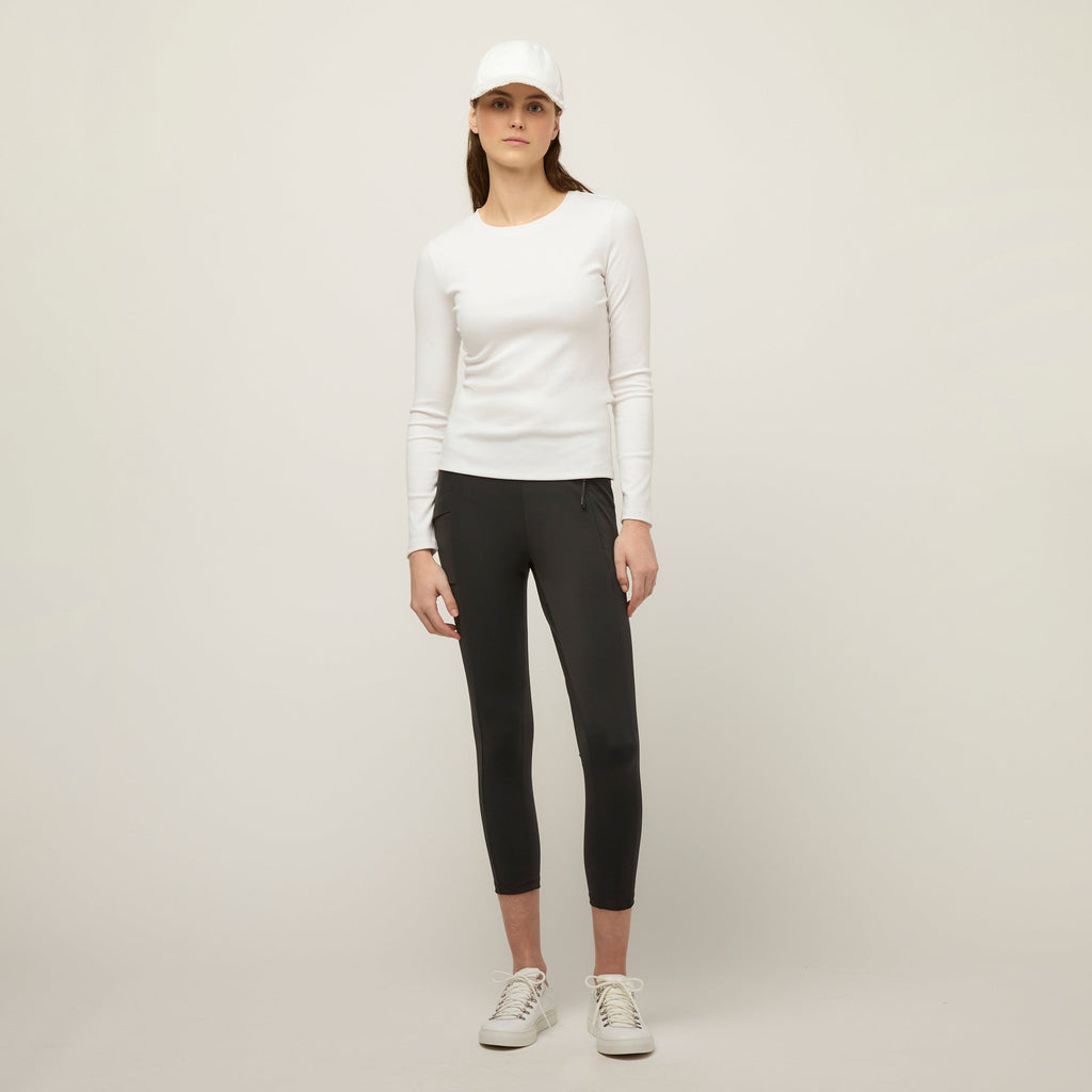 Long Sleeve Tencel Rib Tee