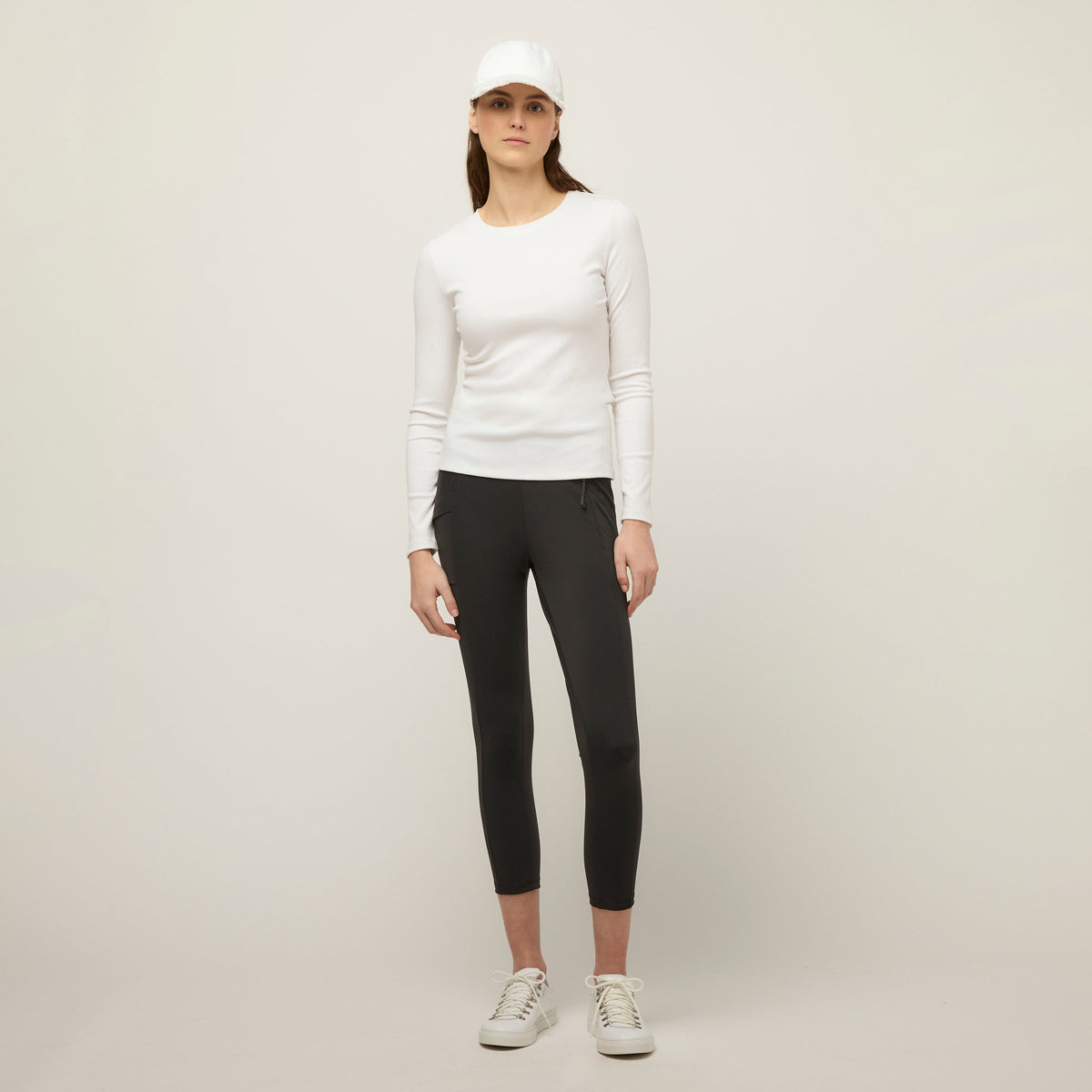 Long Sleeve Tencel Rib Tee
