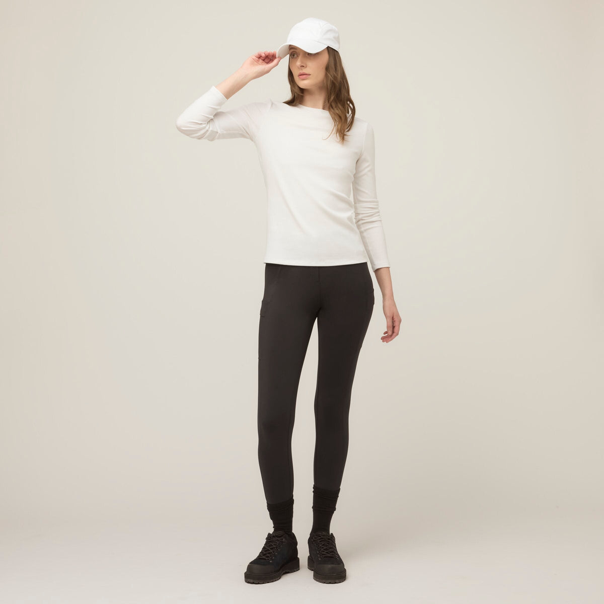 Long Sleeve Tencel Rib Tee
