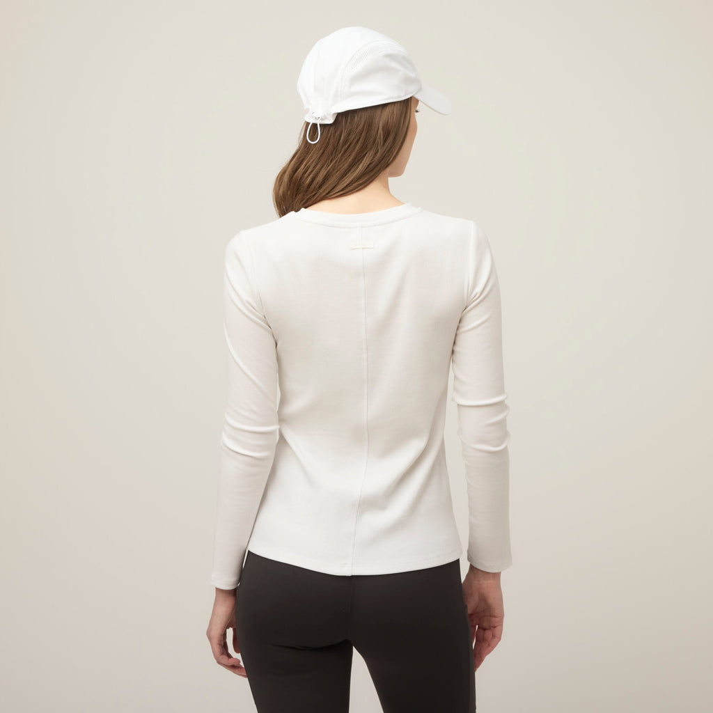 Long Sleeve Tencel Rib Tee