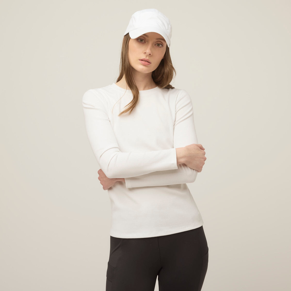 Long Sleeve Tencel Rib Tee