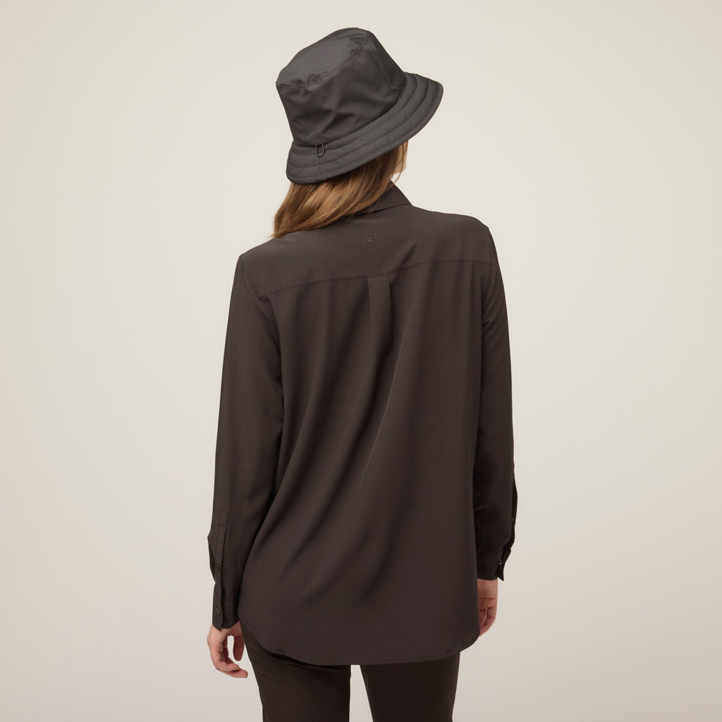 Tech Slk Long Sleeve Pocket Button Down
