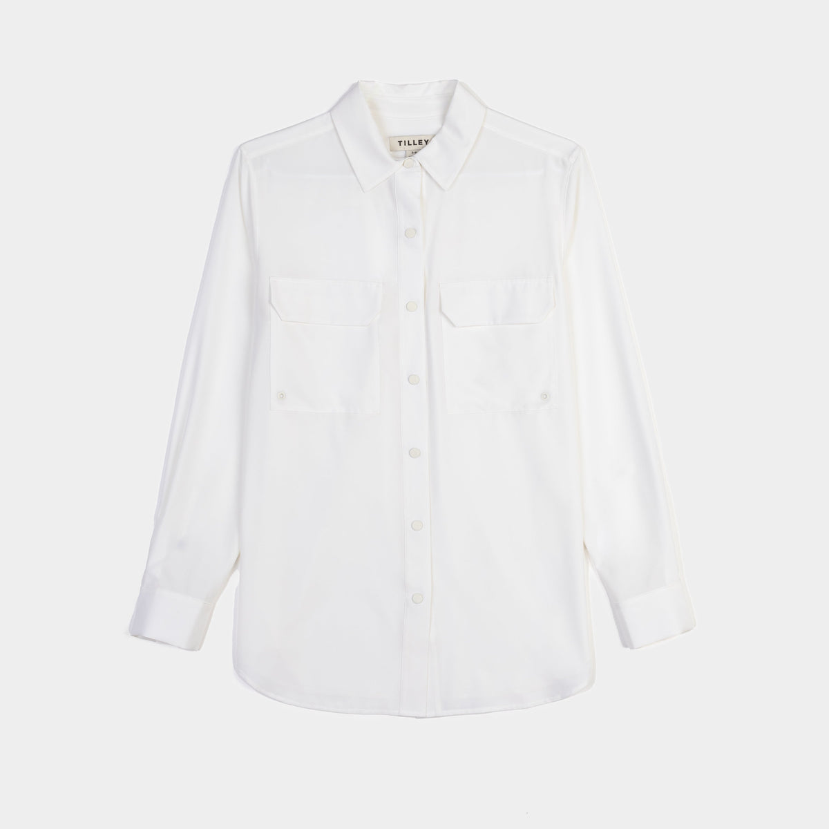 Tech Slk Long Sleeve Pocket Button Down