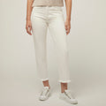 Fringe Hem Straight Leg Pant