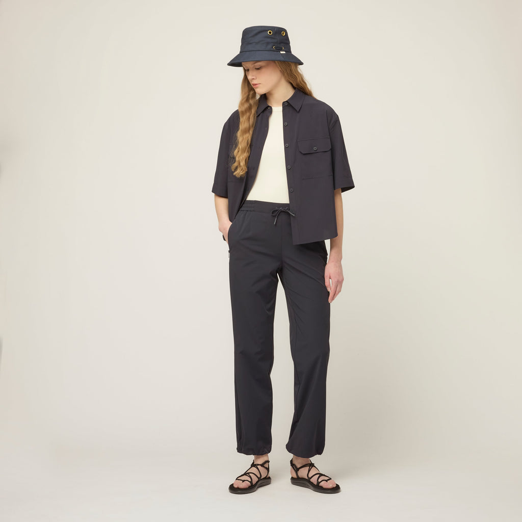 Tech Stretch Nylon Wide Pant