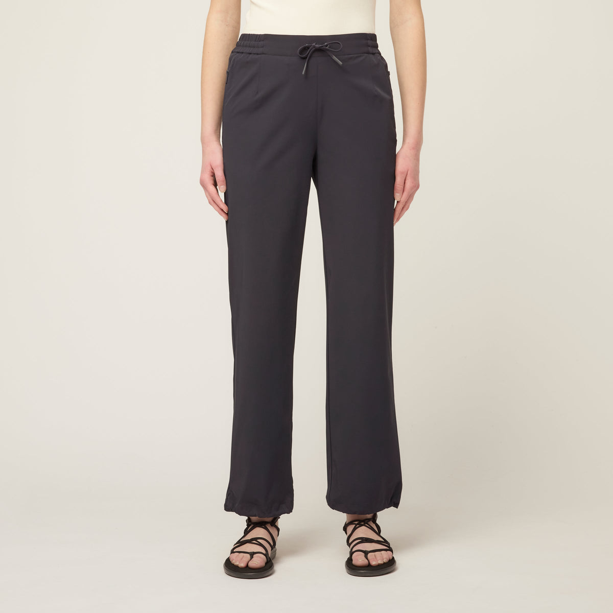 Tech Stretch Nylon Wide Pant