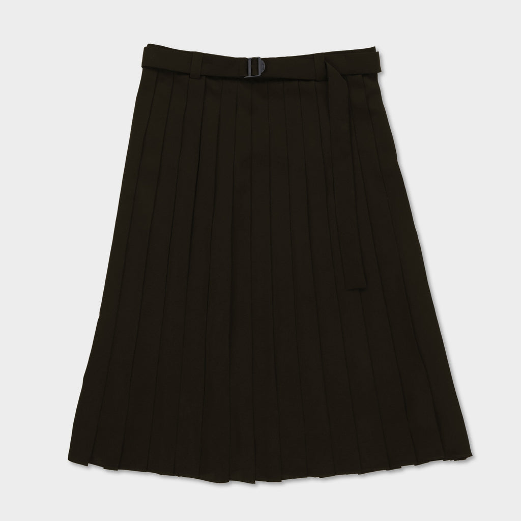 Tech Slk Pleated Skirt