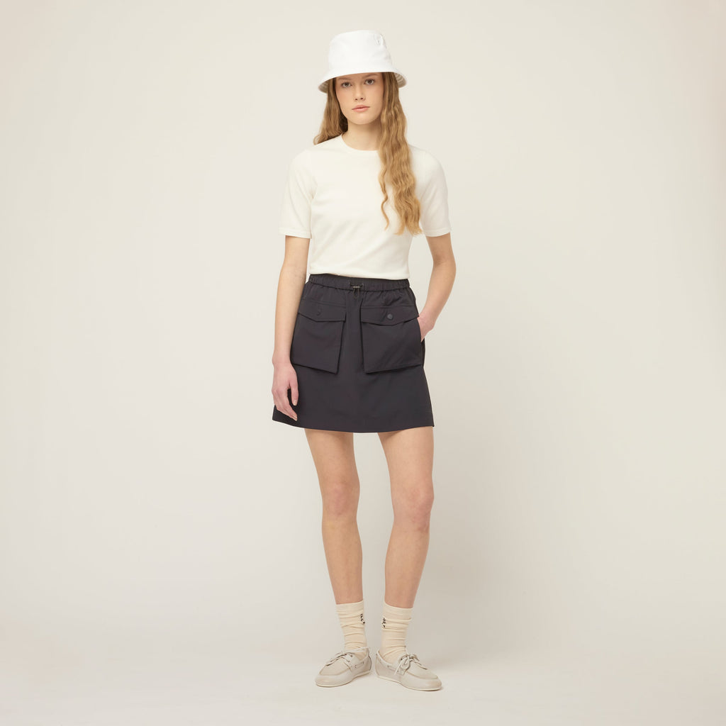 Tech Stretch Nylon Skirt