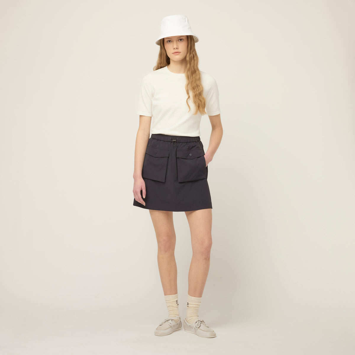 Tech Stretch Nylon Skirt