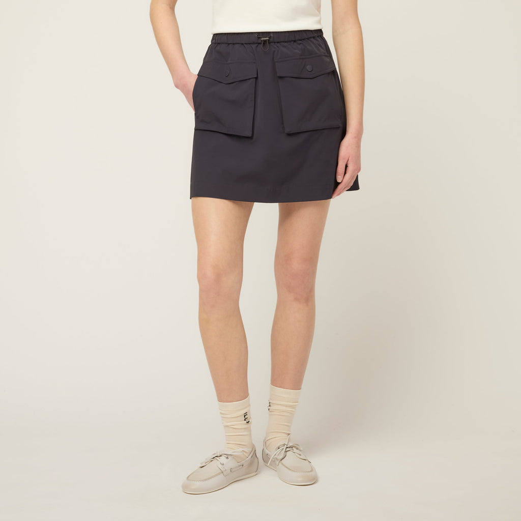 Tech Stretch Nylon Skirt