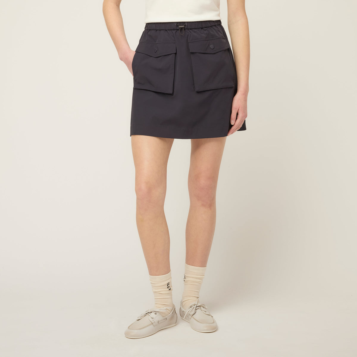 Tech Stretch Nylon Skirt
