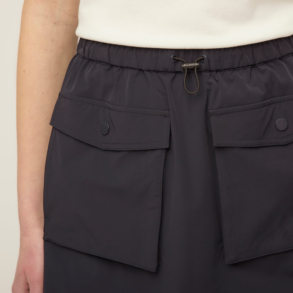 Tech Stretch Nylon Skirt