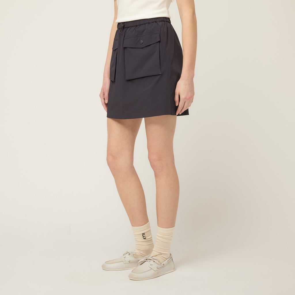 Tech Stretch Nylon Skirt
