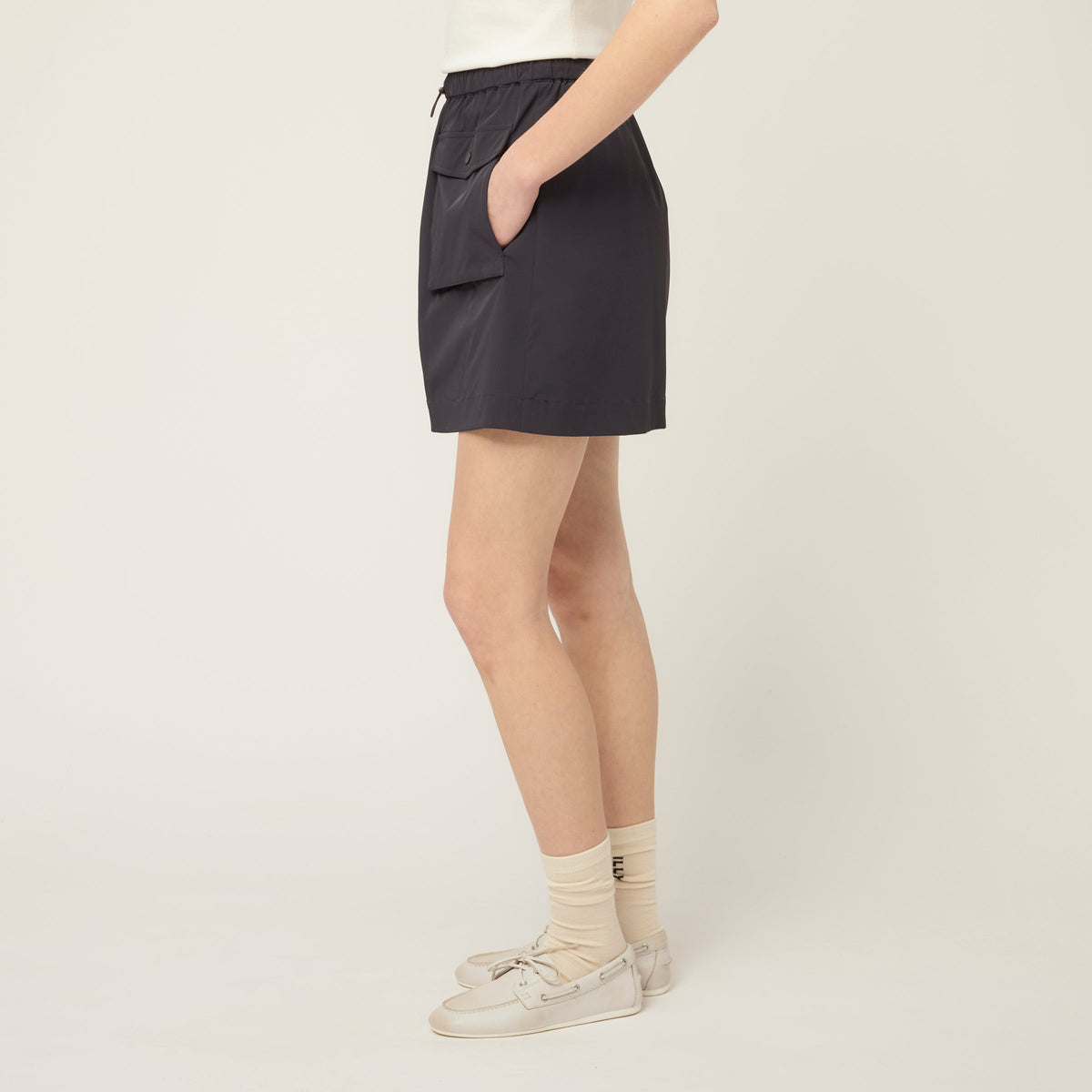 Tech Stretch Nylon Skirt