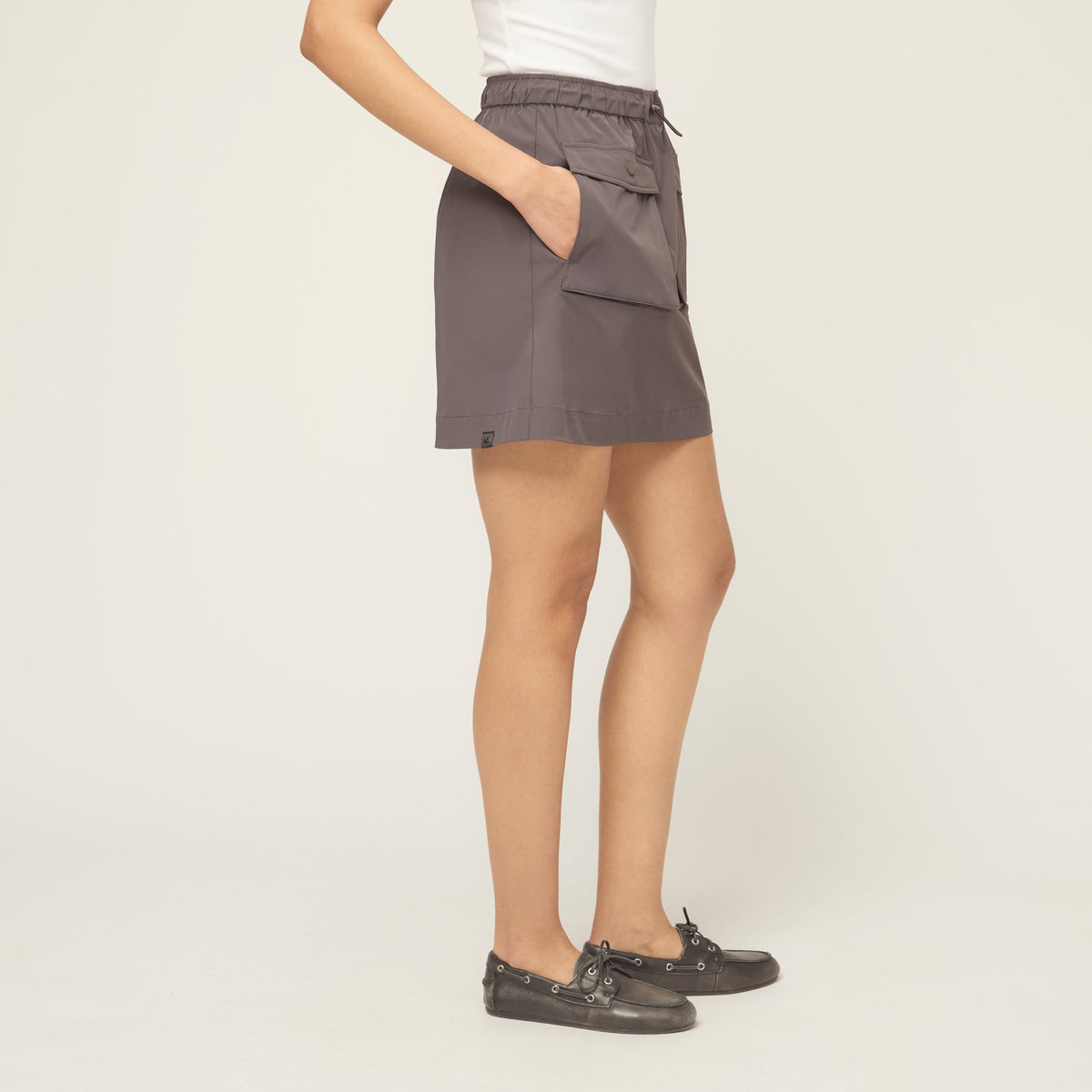 Tech Stretch Nylon Skirt