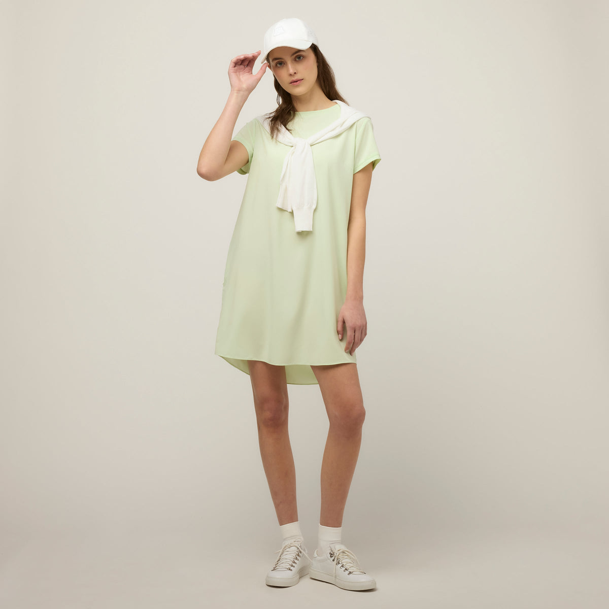 Tech Slk Tee Dress