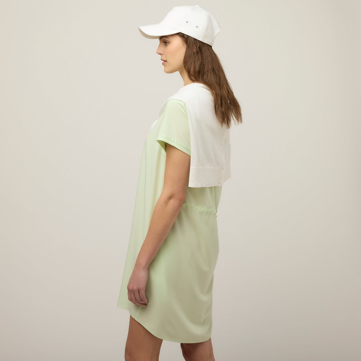 Tech Slk Tee Dress